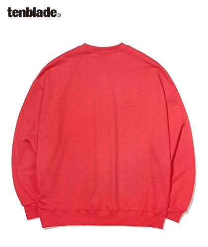 【TENBLADE】reflective oval logo sweat shirt