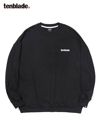 【TENBLADE】3M reflective logo sweat shirt