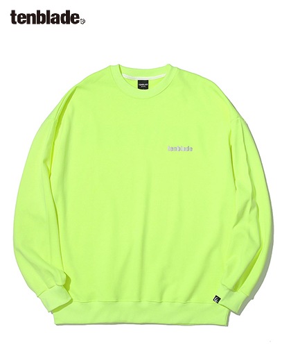 【TENBLADE】3M reflective logo sweat shirt