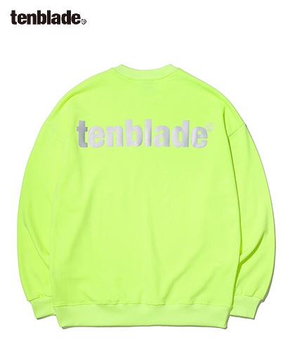 【TENBLADE】3M reflective logo sweat shirt