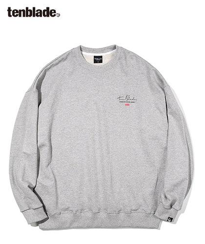 【TENBLADE】cursive logo sweat shirt