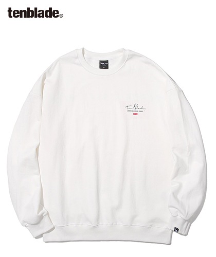 【TENBLADE】cursive logo sweat shirt