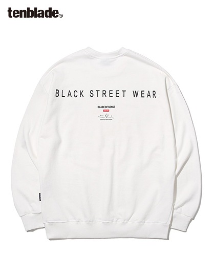【TENBLADE】cursive logo sweat shirt