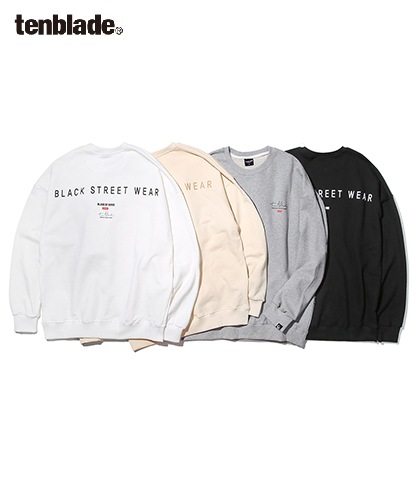 【TENBLADE】cursive logo sweat shirt
