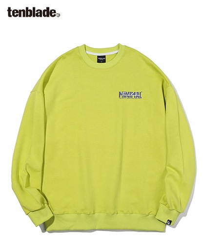 【TENBLADE】minimal sign sweat shirt