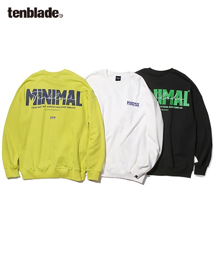 【TENBLADE】minimal sign sweat shirt