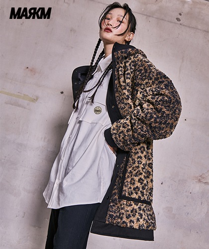 【MARKM】Oversize string Shirts - WHITE