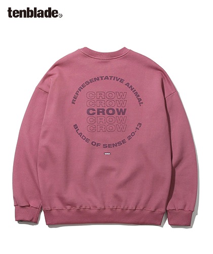 【TENBLADE】Crow sweat shirt-dark