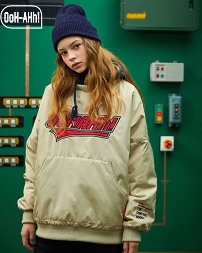 【OoH-AHh!】LOGO PADDING HOODIE