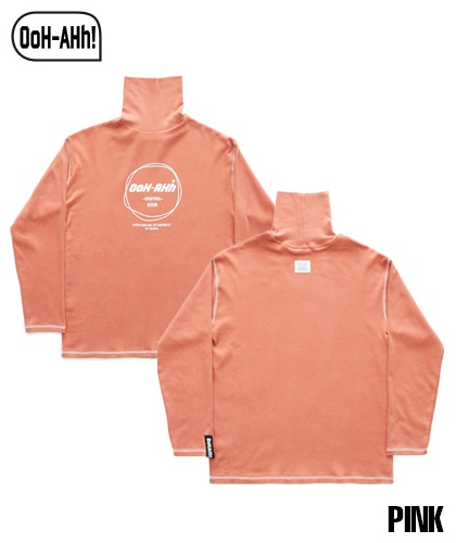 【OoH-AHh!】OVER STITCH TURTLE NECK