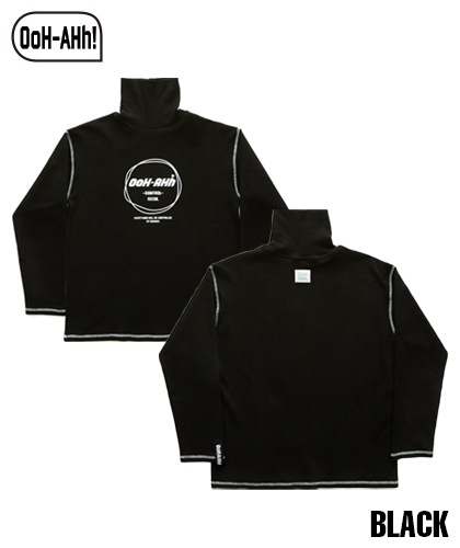 【OoH-AHh!】OVER STITCH TURTLE NECK
