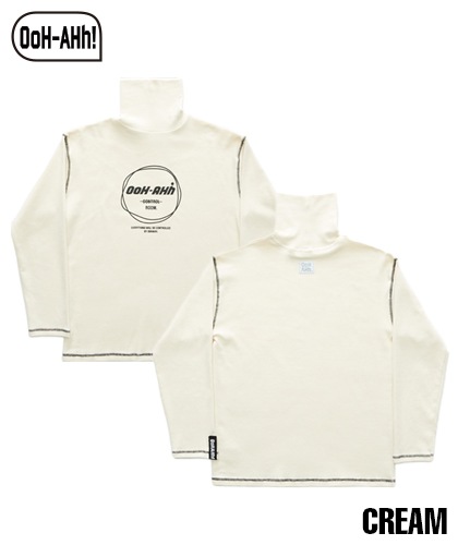 【OoH-AHh!】OVER STITCH TURTLE NECK