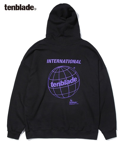 【TENBLADE】global logo hoodie