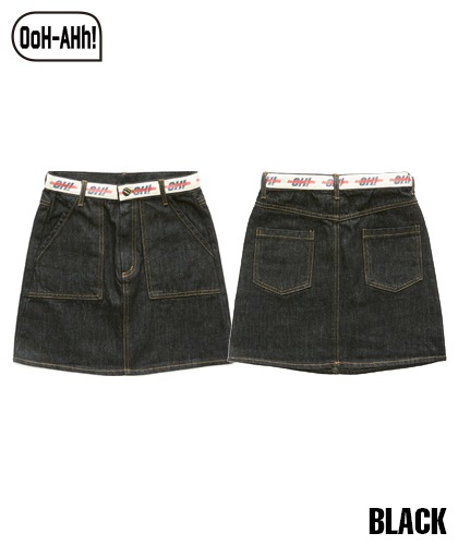 【OoH-AHh!】TTAPE DENIM SKIRT