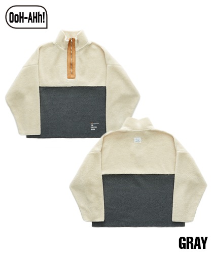 【OoH-AHh!】WOOL HALF ANORAK