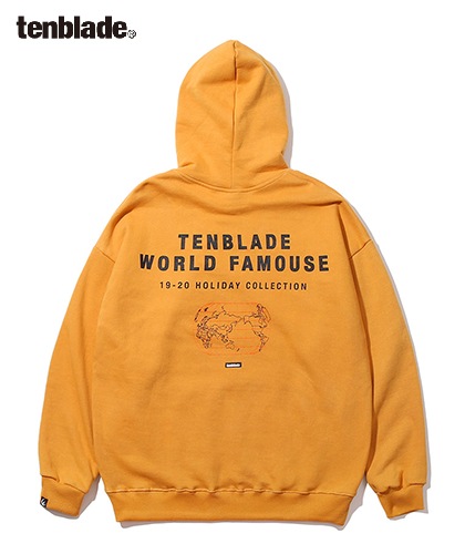 【TENBLADE】World map hoodie