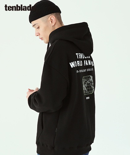【TENBLADE】World map hoodie