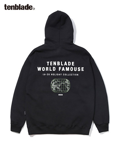 【TENBLADE】World map hoodie