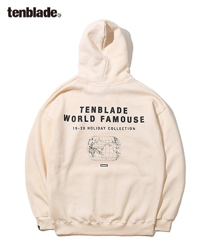 【TENBLADE】World map hoodie