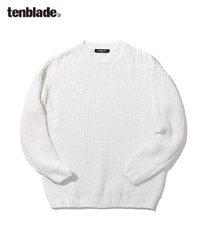 【TENBLADE】Loose fit rope　knit