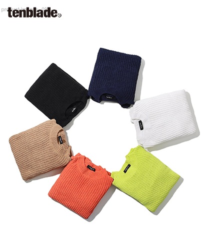 【TENBLADE】Loose fit rope　knit