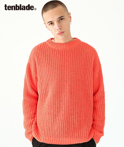 【TENBLADE】Loose fit rope　knit