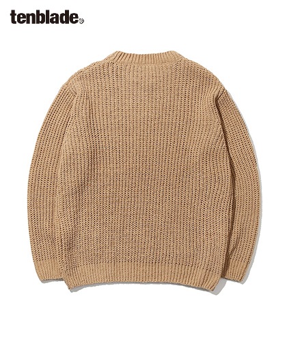 【TENBLADE】Loose fit rope　knit