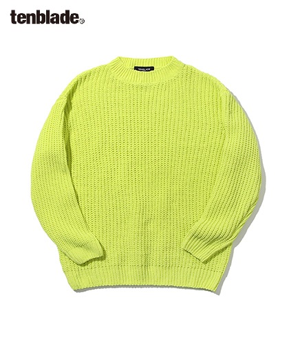 【TENBLADE】Loose fit rope　knit