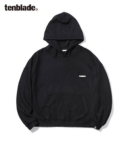 【TENBLADE】Over fit hunter knit hoodie