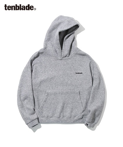 【TENBLADE】Over fit hunter knit hoodie
