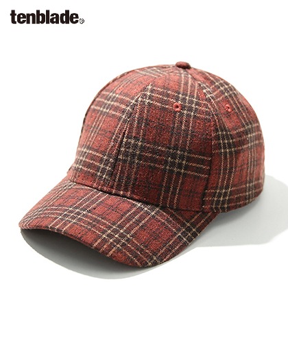 【TENBLADE】tartan check 6pl cap