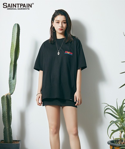 【SAINTPAIN】 ALOHA LOGO TEE