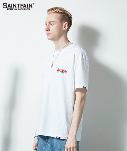 【SAINTPAIN】 ALOHA LOGO TEE