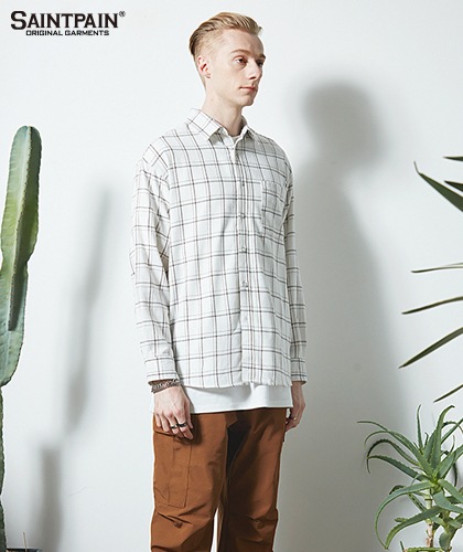 【SAINTPAIN】 DOUBLE PANE CHECK SHIRTS