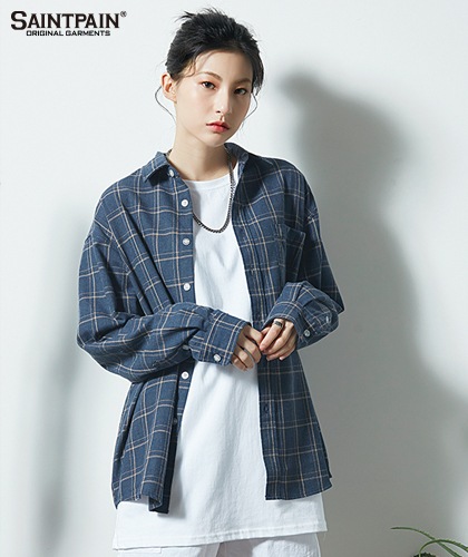 【SAINTPAIN】 DOUBLE PANE CHECK SHIRTS
