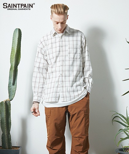 【SAINTPAIN】 DOUBLE PANE CHECK SHIRTS