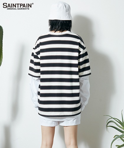 【SAINTPAIN】 DOUBLE STRIPE TEE