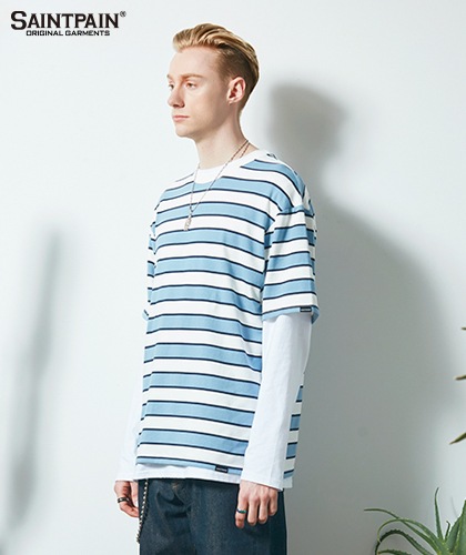 【SAINTPAIN】 DOUBLE STRIPE TEE