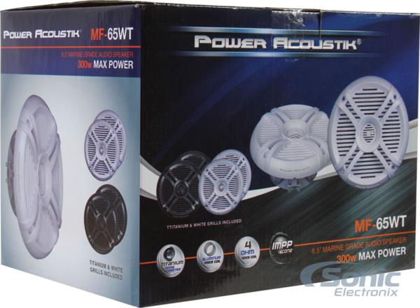 Power Acoustik EF-573 3-way スピーカー 4Ω EF-573 3-Way 12.7x17.8cm (5x7インチ) Max.500W パワー