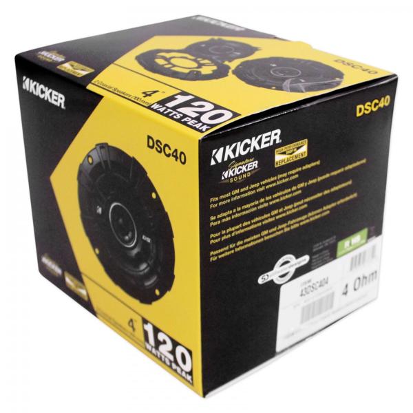 DSC40 (43DSC404) 10cm Max.120W キッカー Kicker | スピーカー,Kicker