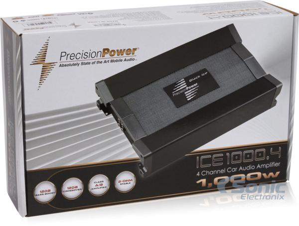 カーオーディオ　プレッションパワーA404 Precision Power 2500W 4 チャンネル アンプ - 2500W 4