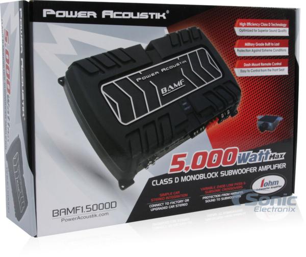 BAMF1-5000D 1ch Class D Max.5000W パワーアコースティック