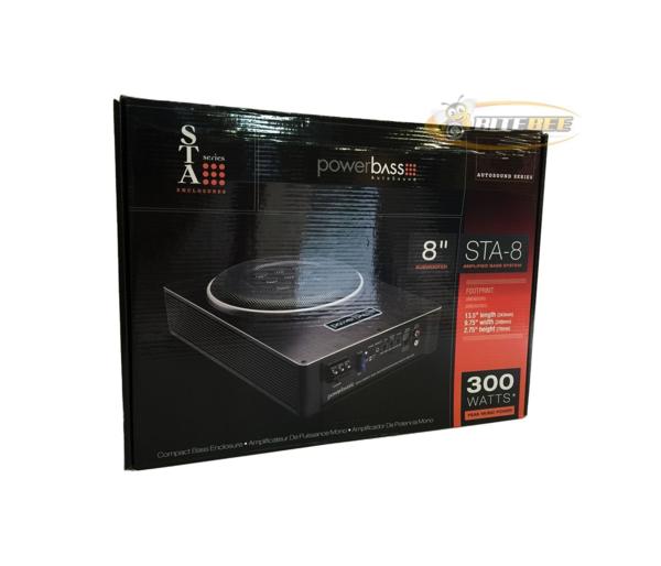 STA-8 アンプ内蔵薄型サブウーハーBOX 20cm Max.300W パワーバス