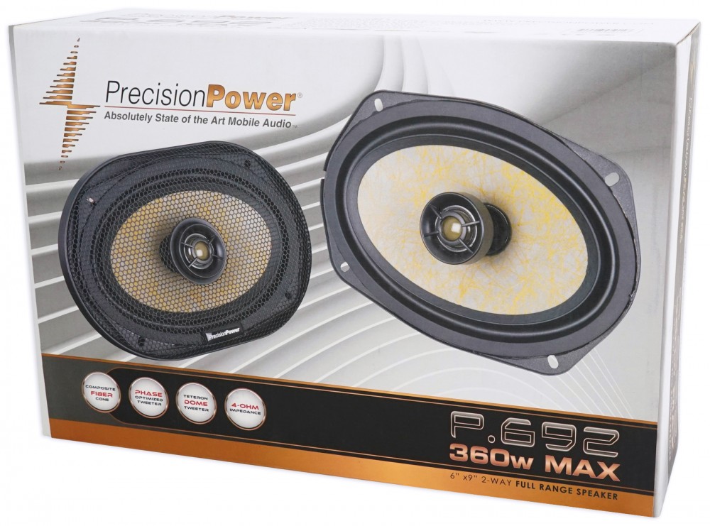 P.692 15.2x22.8cm (6x9インチ) Max.360W POWERシリーズ