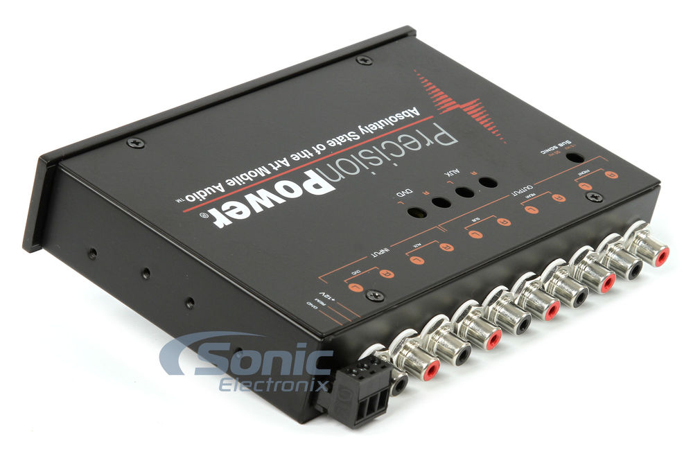 E.7 LED付 1/2 DIN 7バンドパラメトリックイコライザー プレシジョン