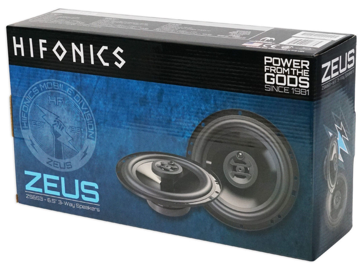 ZS653 16.5cm 3-Way Max.300W ハイフォニックス HIFONICS | スピーカー