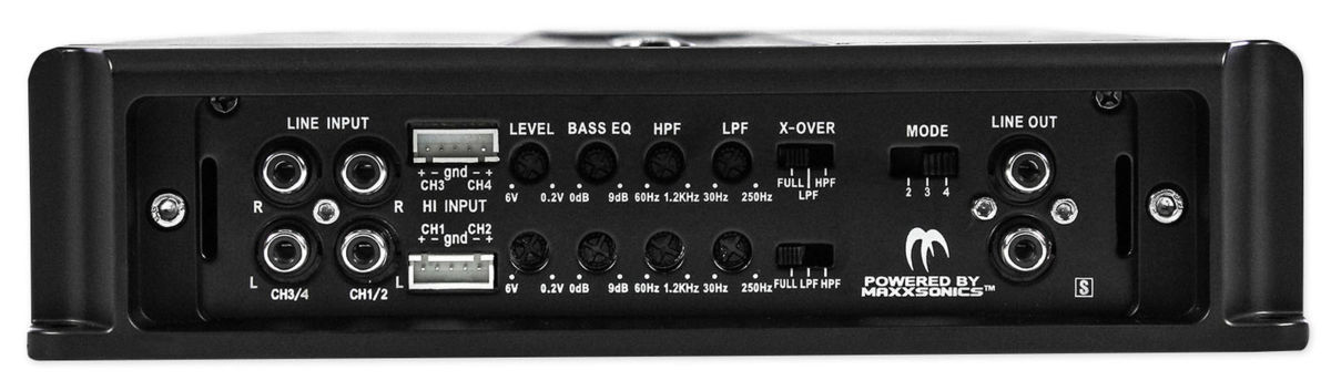 【決算セール・激安スタート】Crunch 　P480　　80W×4　 4chアンプ【新品】 PD4000.4 Pro Power版 4ch Class AB Max.4000W Power Driveシリーズ