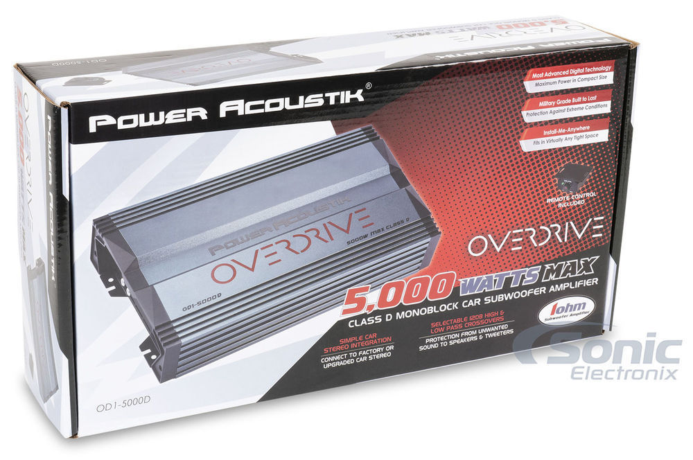 パワーアコースティック　Power acoustk アンプ OD1-5000D D Class 1ch Max.5000W パワーアコースティック Power