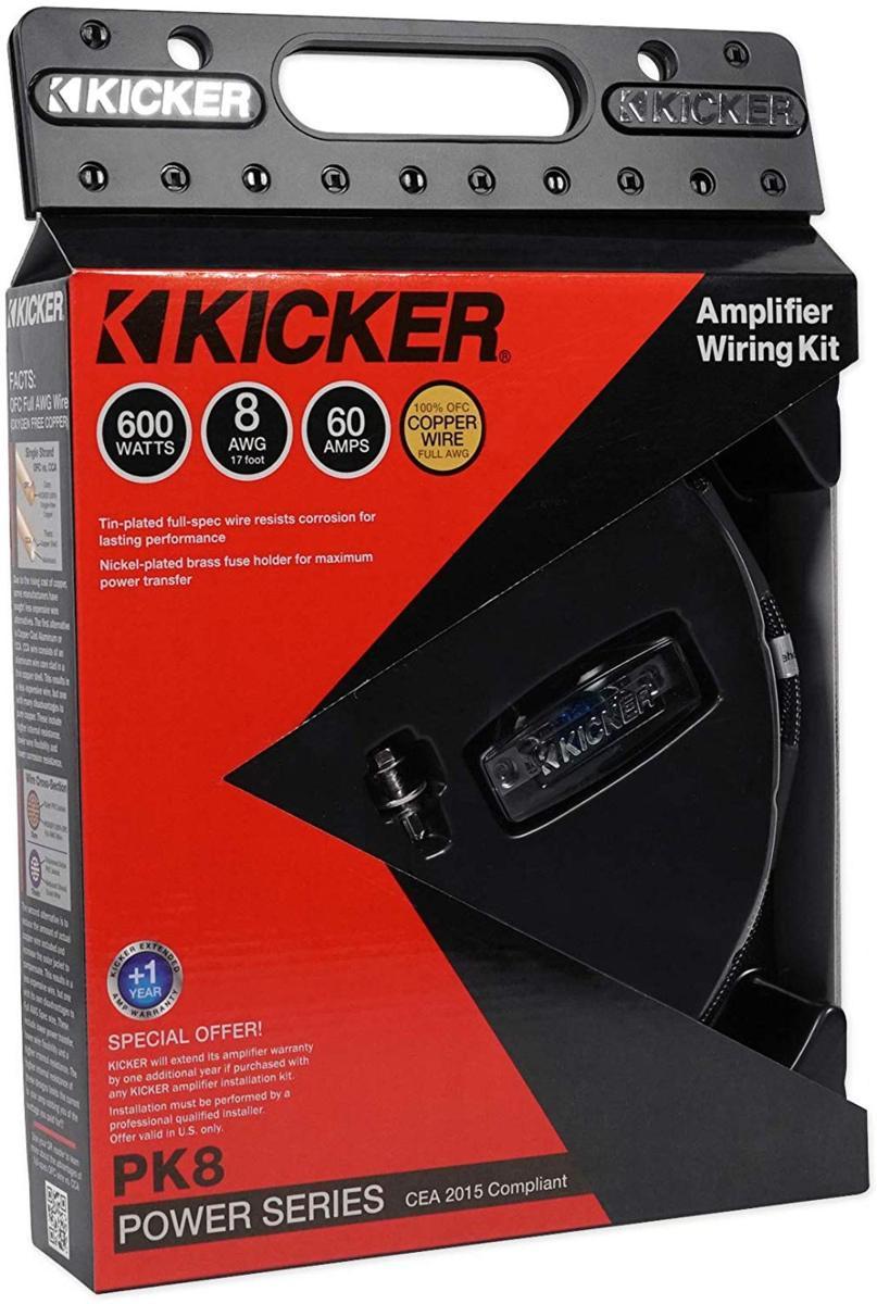 新型】PK8 (46PK8) 8ゲージ アンプ配線キット キッカー Kicker 