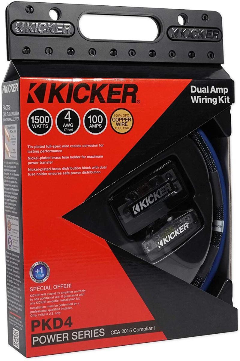 KICKER CK4 カーオーディオ配線キット